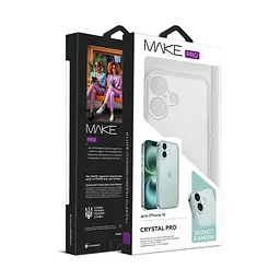 Чохол MAKE Apple iPhone 16 Crystal Pro - мініатюра 2