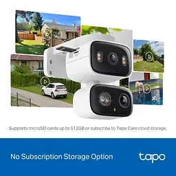 Камера IP з подвійним об'єктивом Tapo C246D 3MP N300 microSD motion detection TP-Link teh0015991 - мініатюра 9