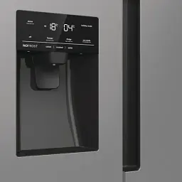 Холодильник Gorenje SBS 179х70х92 см 2 двері 376(190) л А++ NF+ Інв. диспенсер генератор льоду Зовн. Диспл нерж - мініатюра 5