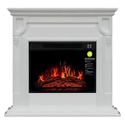 Камінокомплект кутовий ArtiFlame TORONTO AF23S БІЛИЙ Б'ЯНКО (зі звуком) - мініатюра 2