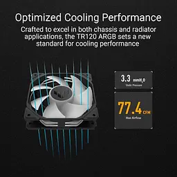 Вентилятор ASUS TUF Gaming 120мм TR120 ARGB Black (90DA0090-B09000) - мініатюра 10