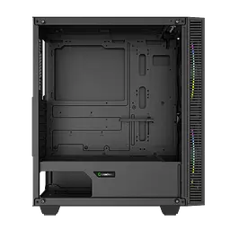Корпус GameMax Black Hole, без БЖ, Midi Tower, ATX / Micro ATX / Mini ITX, USB 3.0, USB 2.0, 2x200 мм LED, 421x210x460 мм, 0.5 мм, 5.9кг - мініатюра 4