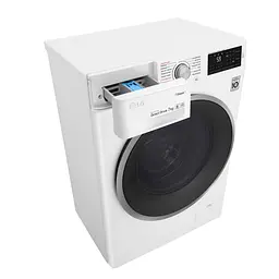 Пральна машина LG з фронтальним завантаженням F2J6HS1W, 7кг, 1200, A+++-10%, Пар, глибина 45см, Дисплей, Інвертор, Білий (F2J6HS1W) - мініатюра 9