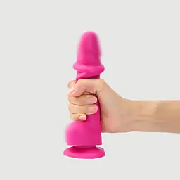 Реалістичний фалоімітатор Strap-On-Me Sliding Skin Realistic Dildo Fuchsia - Size М Strap-on-me SO6255 92868