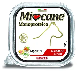 Вологий корм для собак Morando MioCane Monoproteico 100% яловичина 300 г х 12 шт.
