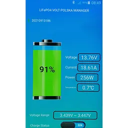 Акумуляторна батарея Volt Polska LiFePO4 12.8V 100Ah 150А + BMS + Bluetooth - мініатюра 7