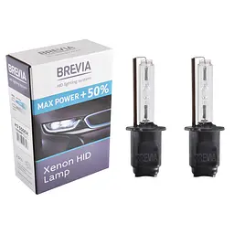 Ксенонова лампа Brevia H3 +50%, 5500K, 85V, 35W PK22s KET, 2шт(12350MP)