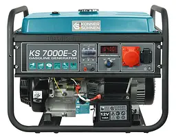 Генератор бензиновий Konner&Sohnen 5/5.5 кВт KS 7000E-3