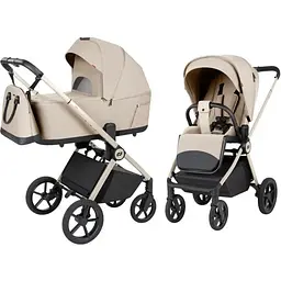 Коляска універсальна Carrello Ultra CRL-6556 2в1 Polar Beige 1