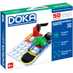 Конструктор DOKA електронний Альтернативна енергія (50 схем) (D70711)