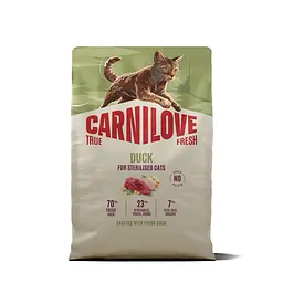 Сухий корм для стерилізованих котів Carnilove True Fresh Duck Sterilised суперпреміум качка 2 кг