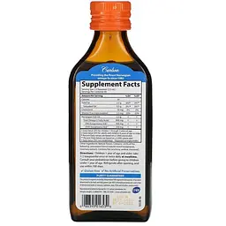 Рибʼячий жир для дітей Carlson Fish Oil 200 мл апельсин - мініатюра 2