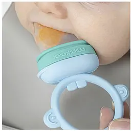 Ніблер MinikOiOi Pulps силіконовий, Aqua Green/Powder Grey (101130004) - мініатюра 2