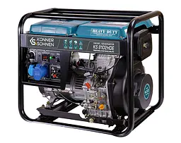 Генератор дизельний Konner&Sohnen 6/6.5 кВт KS 8102HDE - мініатюра 3