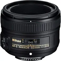 Об'єктив Nikon AF-S NIKKOR 50mm f/1.8G (JAA015DA) [100369]