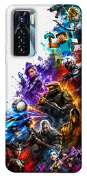 TPU чохол Demsky Gameverse для TECNO Camon 17 Pro