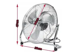 Підлоговий металевий вентилятор MalTec W-OC150WT, 44 см, 75 Вт - мініатюра 2