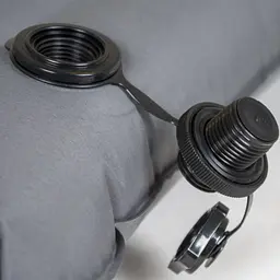 Килимок надувний Bo-Camp Flex Built-in Pump 194x70x10 cm Anthracite (3106605) - мініатюра 6