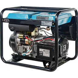 Генератор Синхронний KonnerSohnen KS 6100HDE, 5.5KW, дизель, 230V / 5000 Вт / Дизель (KS6100HDE) - мініатюра 4