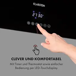 Інфрачервоний обігрівач Klarstein Hot Spot Crystal Reflect Smart (10035063) - мініатюра 2