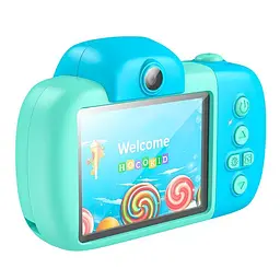 Дитяча Цифрова фото-Відео камера HOCO Dual lens children camera DV201, 2.4" ips screen, 1080p video|