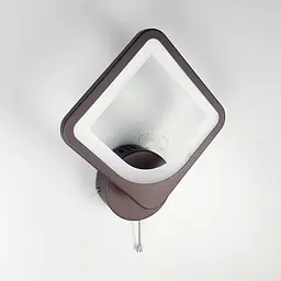 Мінімалістичнe бра LED у корпусі coffee Line F 2281/1S CF