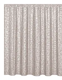 Шторка для ванної кімнати Spazio Shine Brown 3D 180х180 із 12-ма кільцями - мініатюра 3