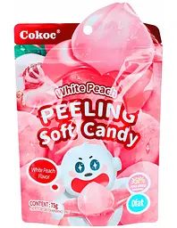 Желейні цукерки Cokoc Peeling Soft Candy White Peach 75г