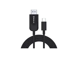 Кабель REAL-EL 2.0 AM to Type-C 1.0m Leather Premium black-silver (EL123500049)