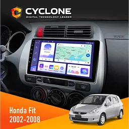 Штатна магнітола Honda Fit 2002-2008 Cyclone C9-011 4x64, DSP Cyclone (НФ-00008746)
