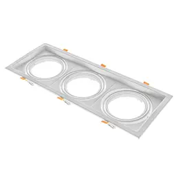 Світильник врізний поворотний Brille ML-020/3 AR111 WH 48-021