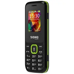 Мобільний телефон Sigma X-style 171 MINI Track Black-Green (4827798813720) - мініатюра 6