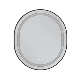 Дзеркало Mixxus Premium Ellipse MV05-80x70-Reverse Black MP6646, Чорний - мініатюра 9