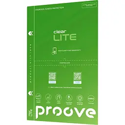 Гідрогелева захисна плівка Proove Hydrogel Screen Protection LITE Size S Clear (GGLT11400150) [68931] - мініатюра 2
