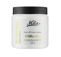 Альгінатна маска Освітлююча Peel Off Mask Whitening Mila Perfect 200 г