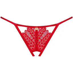 Трусики Obsessive Ingridia crotchless Thong XS/S - мініатюра 3