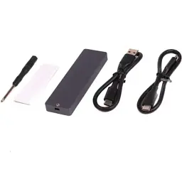 Кишеня зовнішня Maxxter M.2 NVMe & SATA SSD to USB-C 10Gbps black (EHDE-2280D-01) - мініатюра 3