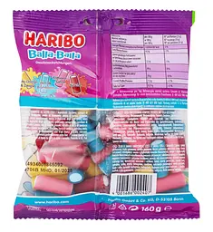 Жевательные конфеты Haribo Balla-Balla Gummy Candy 160г - миниатюра 2