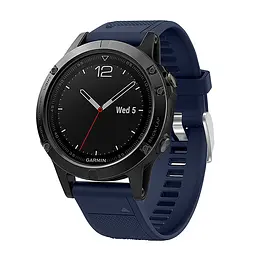 Ремінець ArmorStandart Silicone Line для Garmin 22mm Dark Blue (ARM88487) - мініатюра 3