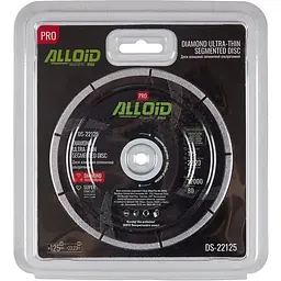 Диск алмазний Alloid Building Tools сегментний ультратонкий 125 мм (DS-22125) - мініатюра 5