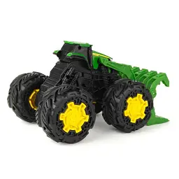 Машинка Трактор John Deere Kids Monster Treads з ковшем і великими колесами (47327) - мініатюра 4