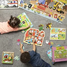 Пазли Melissa & Doug Тварини дерев'яні у футлярі (MD31362) - мініатюра 7