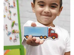 Набір магнітів VLADI TOYS "Мій маленький світ. Транспорт" VT3106-12 - мініатюра 6