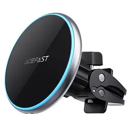 Автотримач для телефону із БЗП ACEFAST D3 magnetic wireless charging car holder сріблястий