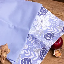 Набір рушників MirSon №632 Blue chrysanthemums 60х45 см 2 шт. (2200006740650) - мініатюра 3