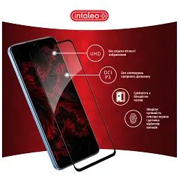 Скло захисне Intaleo Full Glue Infinix Note 12 Pro Black (1283126546648) - мініатюра 4
