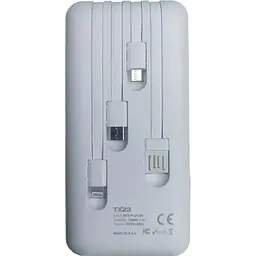 Зовнішній портативний акумулятор Sertec Power Way TX23 20000 mAh (Білий) - мініатюра 3