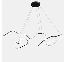 Світлодіодна люстра підвісна Artlight 51020S-BK, 78 Вт, чорна - мініатюра 5