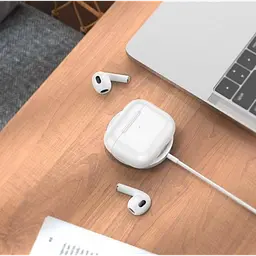 Бездротові Bluetooth навушники вкладиші білі із зарядним кейсом Borofone BW13 TWS - мініатюра 5
