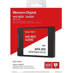 SSD накопичувач WD Red SA500 500 GB (WDS500G1R0A) - мініатюра 5